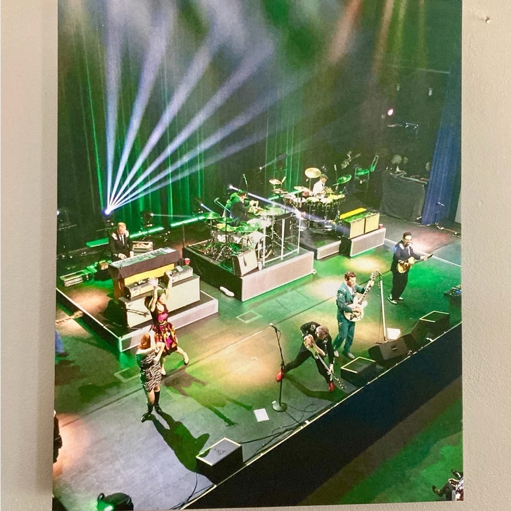 Live Concert Stage Photo Canvas Print Wall Art